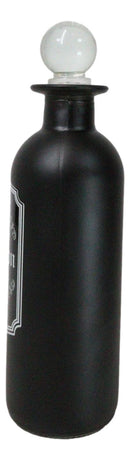Deadly Poison Witchcraft Apothecary Wicca Decorative Frosted Glass Potion Bottle