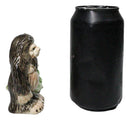Ceramic Bigfoot Cryptid Ape By Pine Tree Salt And Pepper Shakers Figurine Set
