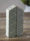 Frank Lloyd Wright Imperial Hotel Oya Japan Stone Pillars Salt Pepper Shakers