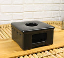 Japanese Cast Iron Imperial Tetsubin Teapot Warmer Tea Light Wax 4.75" Diameter