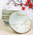 Made In Japan Ceramic Soushun Sakura Cherry Blossoms Rice Soup Bowls Set 12oz