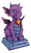 Violet Drake Koan Cartoon Chibi Dragon Fantasy Figurine She's Cute But Fierce