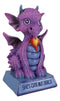 Violet Drake Koan Cartoon Chibi Dragon Fantasy Figurine She's Cute But Fierce