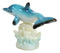 Ocean Marine Sea Dolphin Swimming By Tropical Coral Reef LED Light Figurine
