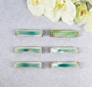 Pack Of 6 Green Midori Kannyu Collection Porcelain Chopsticks Hashioki Rests
