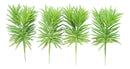 Pack Of 6 Realistic Lifelike Artificial Green Pine Stem Filler Botanicas 10"H