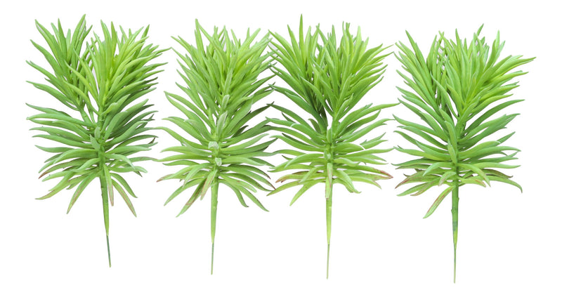 Pack Of 6 Realistic Lifelike Artificial Green Pine Stem Filler Botanicas 10"H