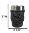 Set Of 2 Gothic Fantasy Moon Voyage Of The Dragon Celtic Knotwork Shot Glasses