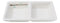 Pack Of 6 Yukino Hana Snowflakes Melamine 2 Partition Condiments Sauce Dishes