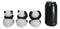 Set Of 3 See Hear Speak No Evil Whimsical Giant Panda Bears Mini Figurines