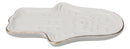 Wicca Mystical White Hamsa Palm with Evil Eye Hand Incense Stick Holder Dish