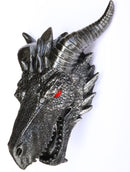 Medieval Fantasy Large Slytherin Basilisk Dragon Malfoy Wall Decor Plaque 13.75"H