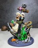 Day Of The Dead Skeleton Wedding Bride and Groom Anchored in Love Figurine