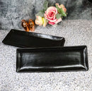 Pack Of 3 Black Kokuyo Ceramic Collection Rectangular Serving Platter 14" L