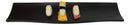 Grey Hakumu Collection Large 16.5" Elongated Rectangular Wavy Serving Platter