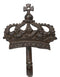 Pack Of 4 Cast Iron Medieval Royalty King and Queen Crowns Wall Coat Hooks