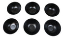 Pack Of 6 Black Silk Melamine Rice Miso Soup Salad Fruit Small Bowls 15oz