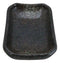 Pack Of 6 Ceramic Grey Hakumu Soy Sauce Oil Condiment Rectangular Dishes 2oz