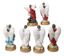 Archangels Michael Gabriel Raphael Jofiel Barachiel Uriel Zadquiel Figurine Set