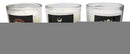 Pack of 3 Wicca Witchcraft Wildberry Sweet Honey White Sage Votive Candle Trio