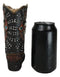 Western Texas Longhorn Skull Barbed Wires And Arrow Cross Cowboy Boot Money Bank