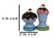 Dessert Ice Cream Fudge Sundae With Cherries Ceramic Salt and Pepper Shaker Set