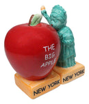 Ceramic The Big Apple And Lady Liberty New York Salt And Pepper Shakers Set