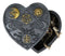 Astrology Sun And Moon Baphomet Pentagram Heart Shaped Decorative Jewelry Box