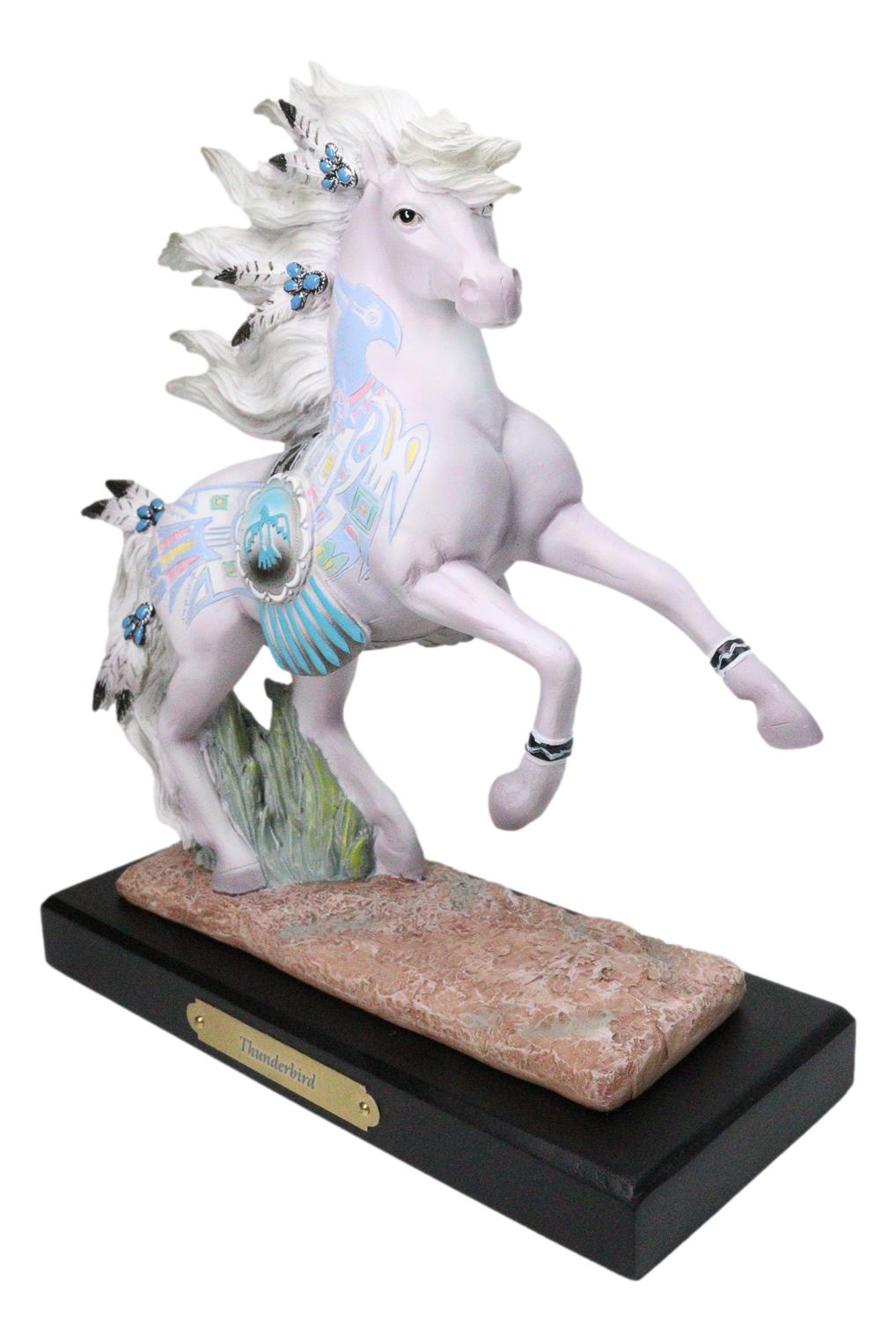 Native American Thunderbird Horse Western Decor Figurine By Laurie Prindle