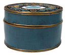 Auspicious Evil Eye With Peacock Train Sacred Compass Trinket Decorative Box