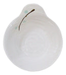 Pack Of 6 Yukino Hana Snowflakes Melamine Shallow Bowls With Handle 7oz