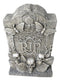 Ossuary Gothic Skulls Death Moths Graveyard Mortuary RIP Tombstone Figurine