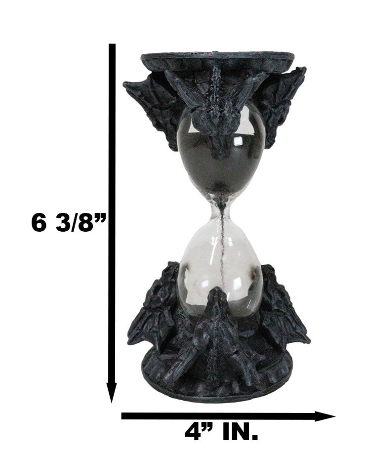 Invertible Sandtimer Ancient Guardians Dragon Heads Gothic Sentinel Sand Timer