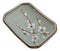 Set Of 6 Japanese Soushun Sakura Porcelain Soy Sauce Rectangular Dipping Bowls