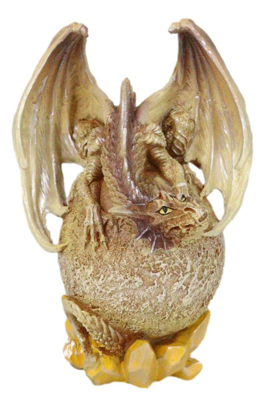 Celestial Solar Galaxy Planet Venus Terrestrial Guardian Orange Dragon Figurine