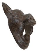 Pack Of 2 Rustic Western Farm Swine Porky Pig Head Wall Glass Bottle Cap Openers