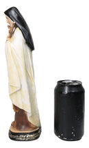 Carmelite Order Saint Theresa of Lisieux With Roses and Crucifix Figurine 11" H