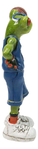 Street Baller Green Frog Basketball Whizz Spinning Ball On Fingertip Figurine