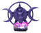 Wicca Shaman Spiral Goddess Triple Moon Pentagram With LED Crystals Figurine