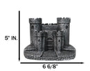 Gothic Medieval Windsor Stonewall Castle Fortress Miniature Display Stand 5"H