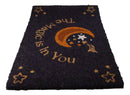 The Magic is in You Moon and Stars Wicca Coir Coconut Fiber Floor Mat Doormat