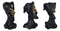 Set Of 3 See No Evil Speak No Evil Hear No Evil Grim Reaper Chibi Mini Figurines