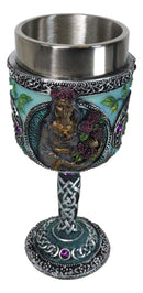 Wicca Triple Moon Goddess Maiden Mother Crone Witchcraft Wine Goblet Chalice 5oz