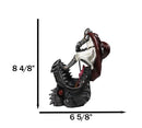 Saint George Roman Crusader Knight Killing Dragon With Sword Figurine 8.5"H