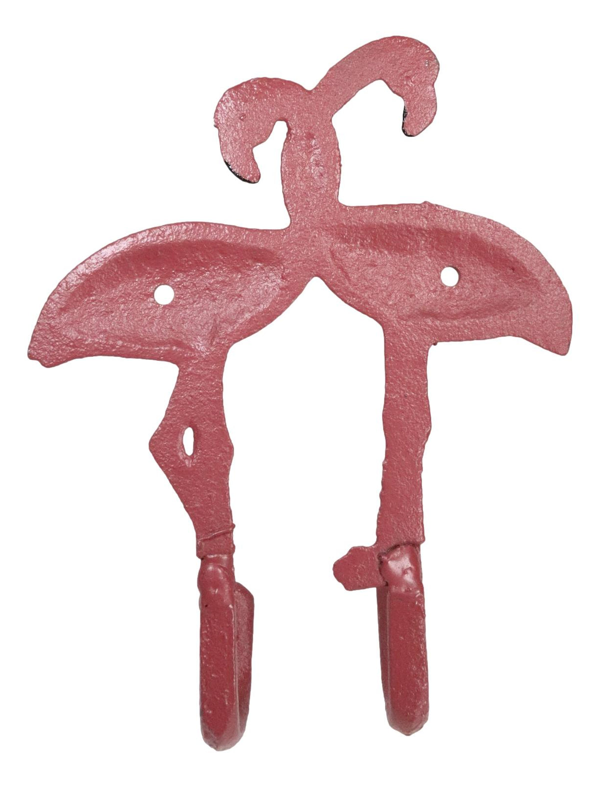 Pack Of 2 Tropical Paradise Pink Flamingo Birds 2 Pegs Double Wall Hook Decor