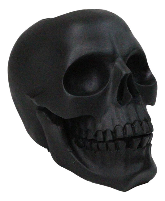 Ebros Black Skull Votive Holder, Resin Gothic Halloween Candle Decor