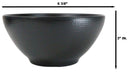 Pack Of 6 Black Silk Melamine Ramen Soup Salad Pasta Donburi Medium Bowls 26oz