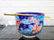 Auspicious Red Koi Fishes In Blue Waters Donburi Ramen Bowl With Chopsticks Set
