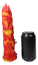 Gothic Grim Reaper Incense Stick Holder Burner Flaming Skull Pillar Ash Catcher