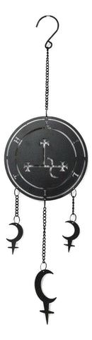 Dark Wicca Occultism Seal of Lilith Moon Sigil Spiral Wall Hanging Decoration